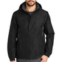Eddie Bauer Mens Waterproof Full Zip Hooded Jacket - Black