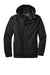 Eddie Bauer EB550 Mens Waterproof Full Zip Hooded Jacket Black Flat Front
