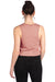 Next Level 5083 Womens Festival Cropped Tank Top Desert Pink Model Back