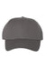 Valucap Hats VC600 Mens Chino Adjustable Hat Charcoal Grey Flat Front