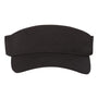 Flexfit Hats Mens Moisture Wicking Adjustable Visor - Black