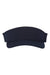 Flexfit Hats 8110 Mens Moisture Wicking Adjustable Visor Navy Blue Flat Front