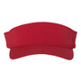 Flexfit Hats Mens Moisture Wicking Adjustable Visor - Red