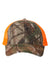 Kati Hats LC5M Mens Camo Mesh Back Adjustable Hat Realtree AP/Neon Orange Flat Front