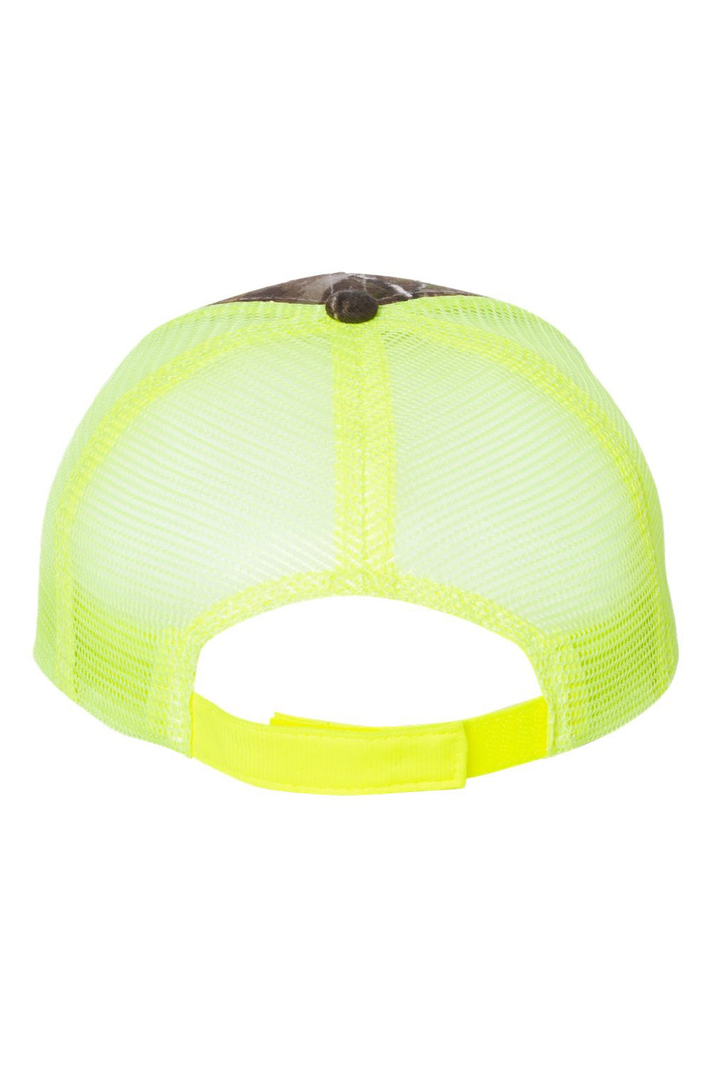 Kati Hats LC5M Mens Camo Mesh Back Adjustable Hat Realtree AP/Neon Yellow Flat Back