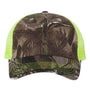 Kati Hats Mens Camo Mesh Back Adjustable Hat - Realtree AP/Neon Yellow