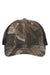 Kati Hats LC5M Mens Camo Mesh Back Adjustable Hat Realtree Hardwoods/Black Flat Front