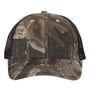 Kati Hats Mens Camo Mesh Back Adjustable Hat - Realtree Hardwoods/Black