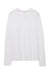 Alternative AA5100/5100BP/5100 Mens The Keeper Vintage Long Sleeve Crewneck T-Shirt White Flat Front