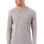 Alternative Mens The Keeper Vintage Long Sleeve Crewneck T-Shirt - Smoke Grey