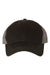 Richardson Hats 111 Mens Garment Washed Snapback Trucker Hat Black/Charcoal Grey Flat Front