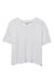 Alternative 5114BP/5114 Womens Headliner Cropped Short Sleeve Crewneck T-Shirt White Flat Front