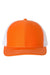 Richardson Hats 112 Mens Snapback Trucker Hat Orange/White Flat Front