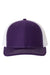 Richardson Hats 112 Mens Snapback Trucker Hat Purple/White Flat Front