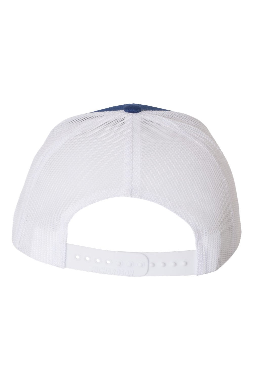 Richardson Hats 112 Mens Snapback Trucker Hat Royal Blue/White Flat Back
