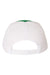 Richardson Hats 112 Mens Snapback Trucker Hat Kelly Green/White Flat Back