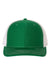 Richardson Hats 112 Mens Snapback Trucker Hat Kelly Green/White Flat Front