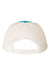 Richardson Hats 112 Mens Snapback Trucker Hat Cyan Blue/White Flat Back