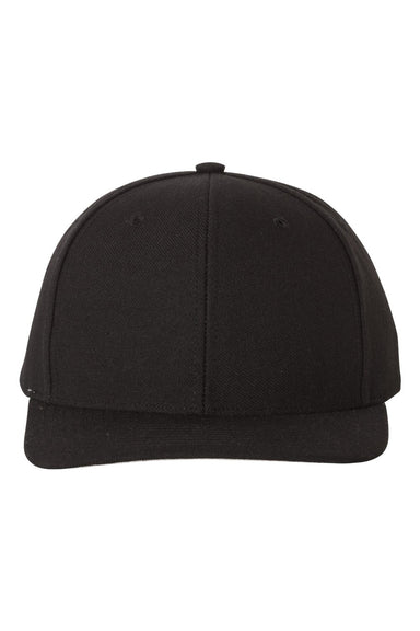 Richardson 514 Mens Surge Adjustable Hat Black Flat Front