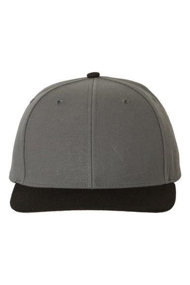 Richardson 514 Mens Surge Adjustable Hat Charcoal Grey/Black Flat Front