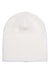 Yupoong Hats 1500KC Unisex Beanie White Flat Front