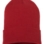 Yupoong Hats Unisex Cuffed Beanie - Red