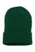 Yupoong Hats 1501KC Unisex Cuffed Beanie Spruce Green Flat Front