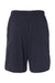 Champion 8180 Mens Shorts w/ Pockets Navy Blue Flat Back