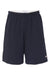 Champion 8180 Mens Shorts w/ Pockets Navy Blue Flat Front