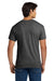Hanes 5170 Mens EcoSmart Short Sleeve Crewneck T-Shirt Heather Charcoal Grey Model Back