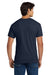 Hanes 5170 Mens EcoSmart Short Sleeve Crewneck T-Shirt Heather Navy Blue Model Back