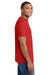 Hanes 5180/518T Mens Beefy-T Short Sleeve Crewneck T-Shirt Athletic Red Model Side