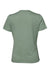 Bella + Canvas BC6400/6400 Womens Relaxed Jersey Short Sleeve Crewneck T-Shirt Sage Green Flat Back