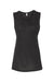 Bella + Canvas BC8803/8803 Womens Flowy Muscle Tank Top Heather Black Flat Front