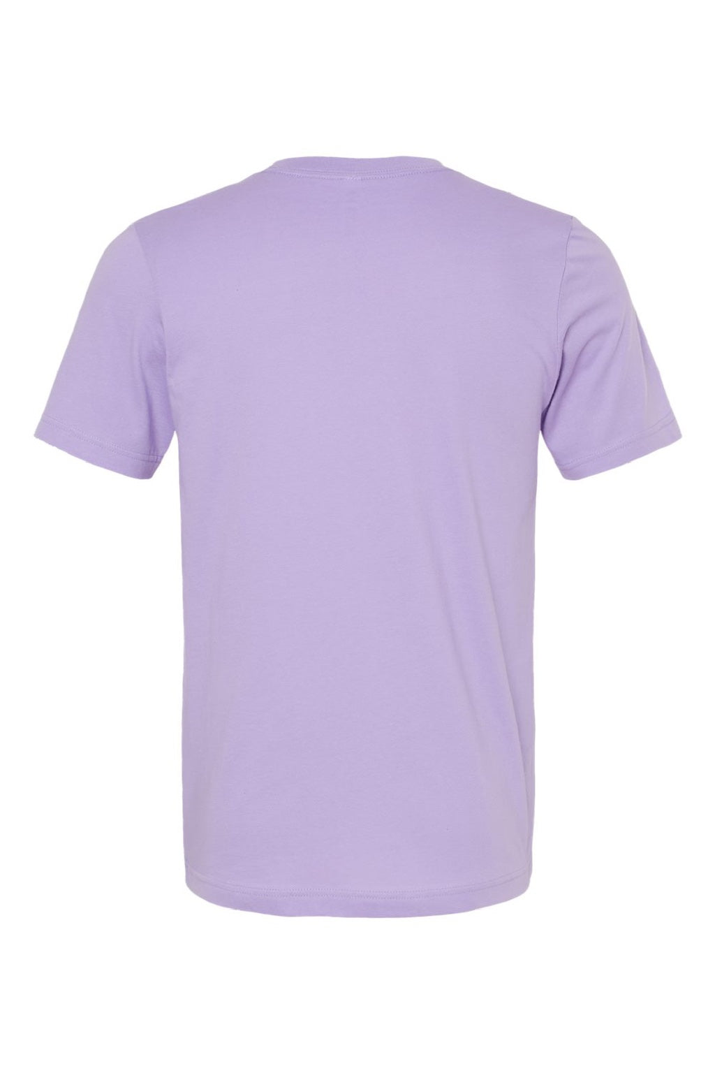 Bella + Canvas BC3001/3001 Mens Jersey Short Sleeve Crewneck T-Shirt Dark Lavender Purple Flat Back