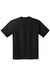 Hanes 5190 Mens Beefy-T Short Sleeve Crewneck T-Shirt w/ Pocket Black Flat Back