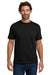 Hanes 5190 Mens Beefy-T Short Sleeve Crewneck T-Shirt w/ Pocket Black Model Front