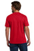 Hanes 5190 Mens Beefy-T Short Sleeve Crewneck T-Shirt w/ Pocket Deep Red Model Back
