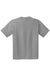 Hanes 5190 Mens Beefy-T Short Sleeve Crewneck T-Shirt w/ Pocket Light Steel Grey Flat Back