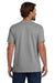 Hanes 5190 Mens Beefy-T Short Sleeve Crewneck T-Shirt w/ Pocket Light Steel Grey Model Back