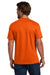 Hanes 5190 Mens Beefy-T Short Sleeve Crewneck T-Shirt w/ Pocket Orange Model Back