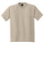 Hanes 5190 Mens Beefy-T Short Sleeve Crewneck T-Shirt w/ Pocket Sand Flat Front