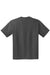 Hanes 5190 Mens Beefy-T Short Sleeve Crewneck T-Shirt w/ Pocket Smoke Grey Flat Back
