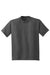 Hanes 5190 Mens Beefy-T Short Sleeve Crewneck T-Shirt w/ Pocket Smoke Grey Flat Front