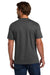 Hanes 5190 Mens Beefy-T Short Sleeve Crewneck T-Shirt w/ Pocket Smoke Grey Model Back