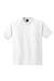 Hanes 5190 Mens Beefy-T Short Sleeve Crewneck T-Shirt w/ Pocket White Flat Front