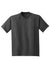 Hanes 5190 Mens Beefy-T Short Sleeve Crewneck T-Shirt w/ Pocket Heather Charcoal Grey Flat Front