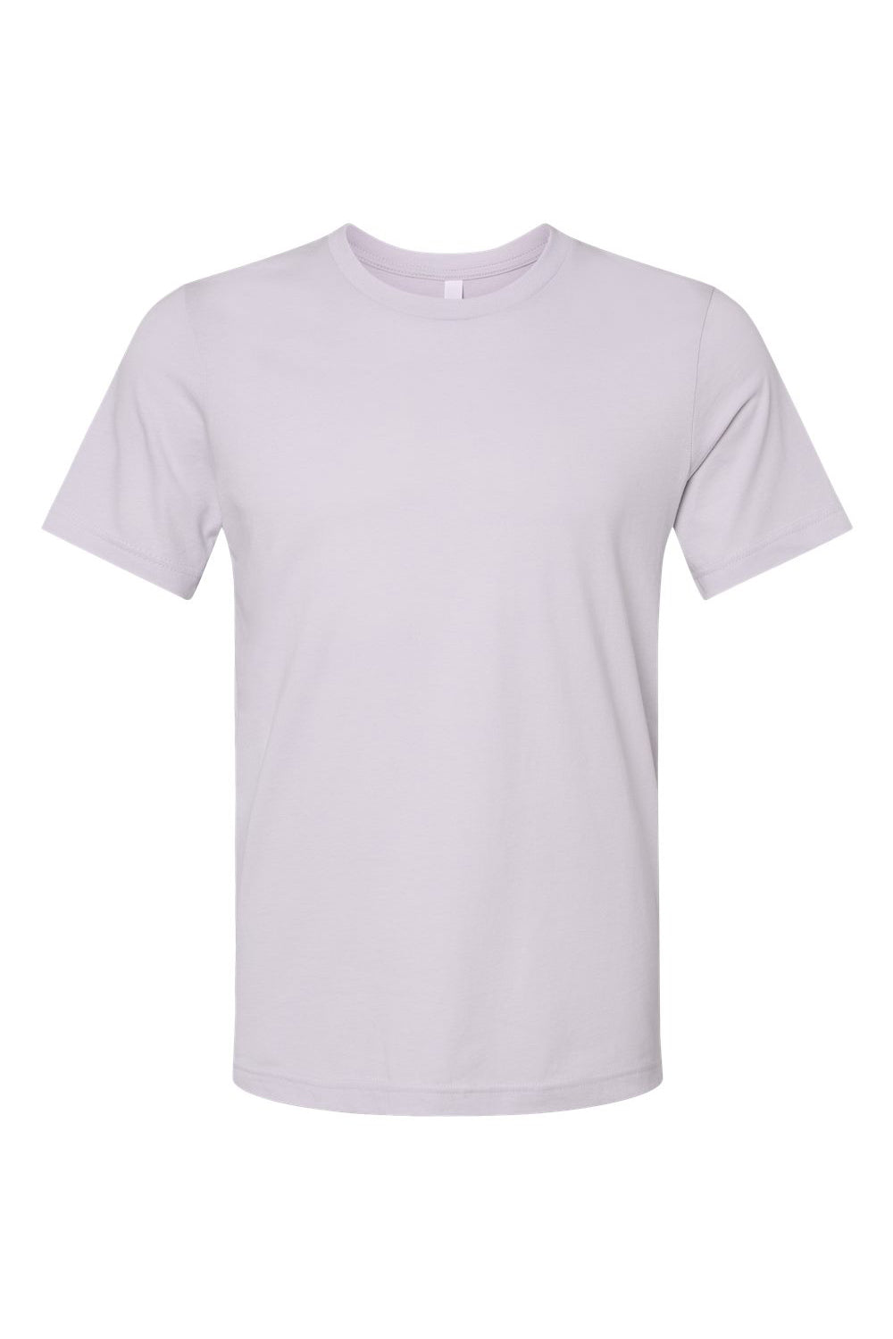 Bella + Canvas BC3001/3001C Mens Jersey Short Sleeve Crewneck T-Shirt Lavender Dust Flat Front