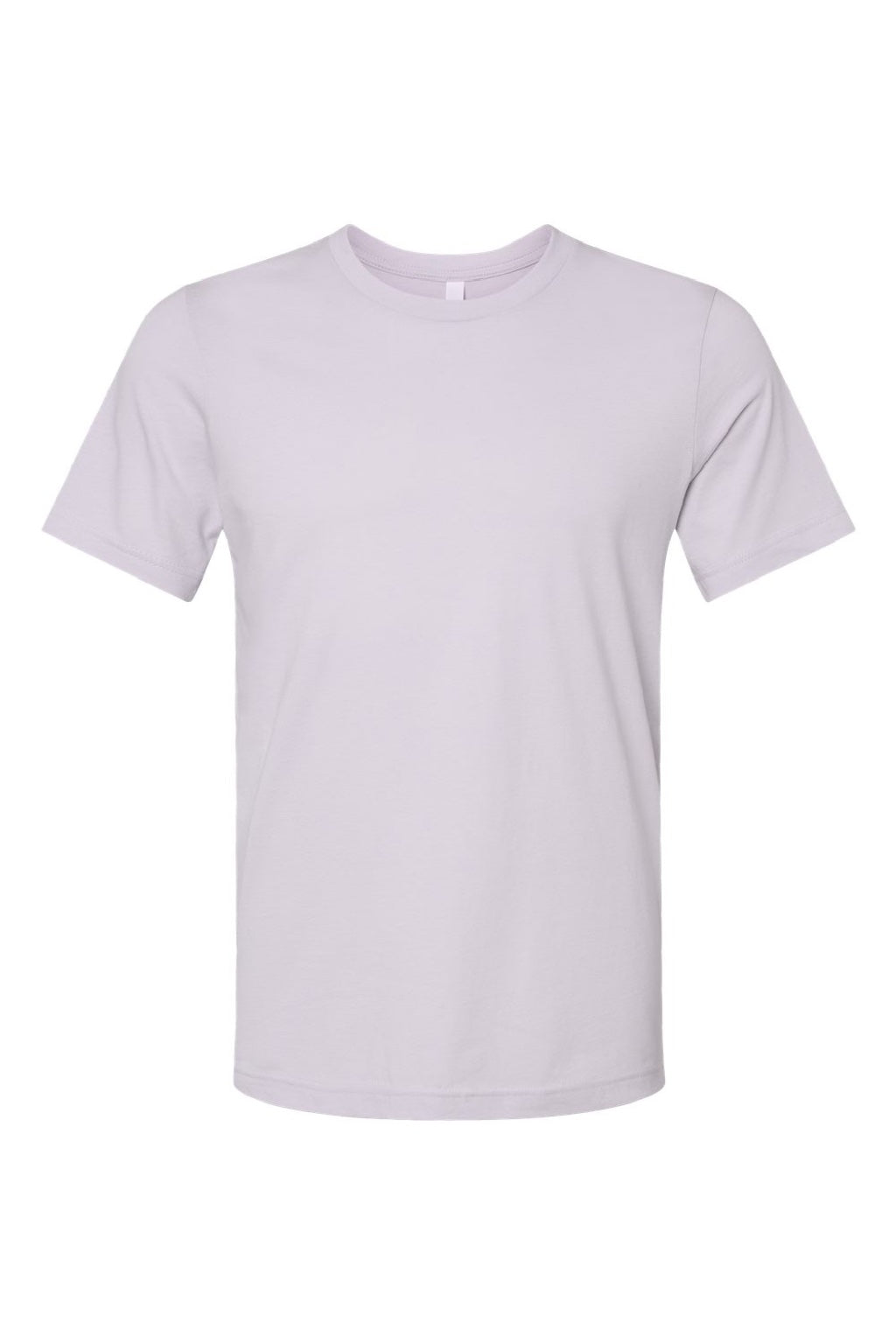 Bella + Canvas BC3001/3001 Mens Jersey Short Sleeve Crewneck T-Shirt Lavender Purple Dust Flat Front