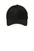 New Era Hats NE1000 Mens Stretch Fit Hat Flag Black Flat Front